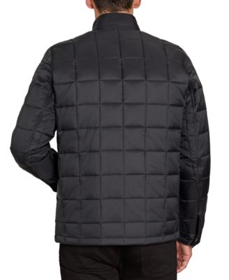 Men's Box-Quilted Full-Zip Puffer Jacket