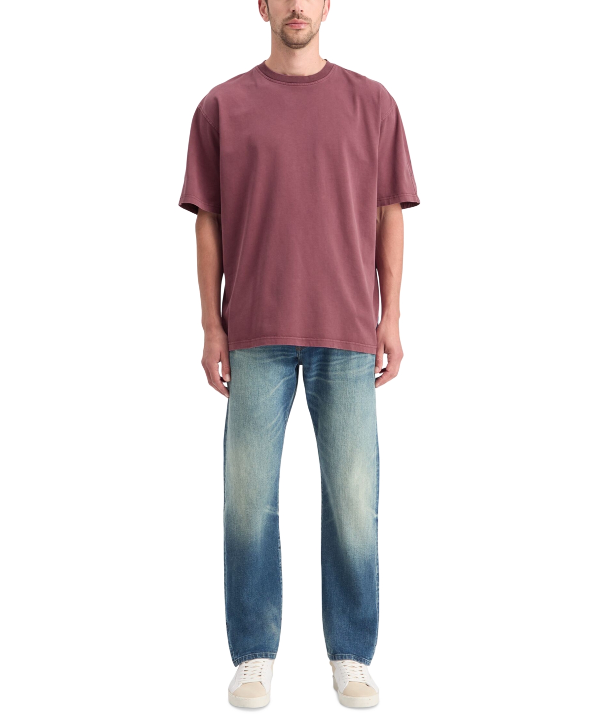 Scotch & Soda Men's Relaxed-Fit Cut & Sew Garment-Dyed T-Shirt