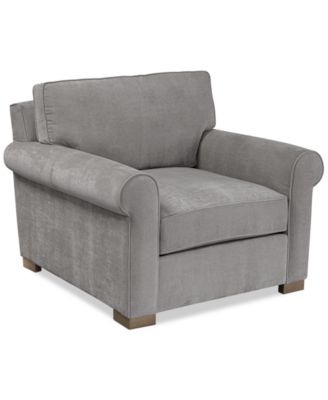 Marlyann Fabric Roll Arm Accent Chair