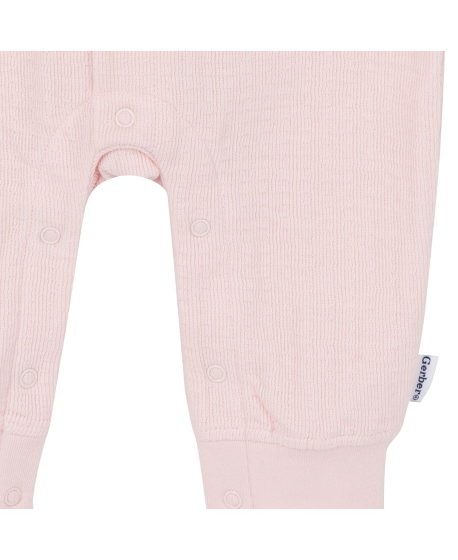 Baby Girls Hooded Long Sleeve Romper