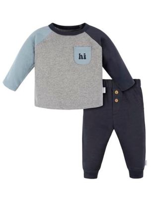 Baby Boys s Long Sleeve Top and Jogger Set, 2 Piece