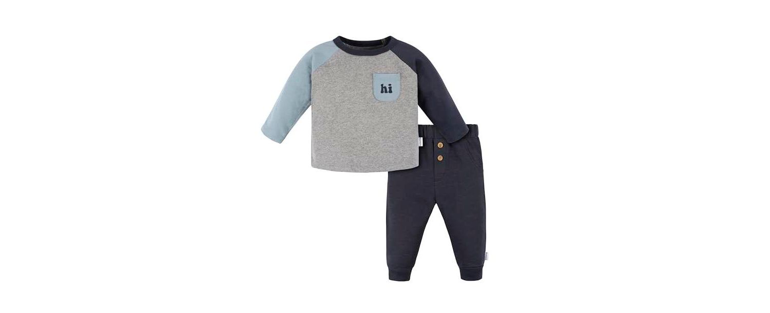 Baby Boys s Long Sleeve Top and Jogger Set, 2 Piece