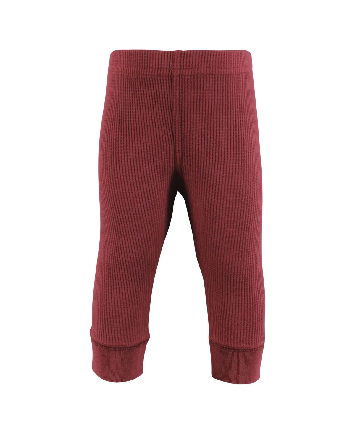 Hudson Baby Baby Girls Thermal Tapered Ankle Pants 4pk,- Acorn botanical