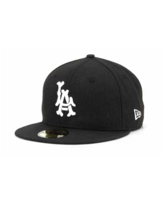 New Era - Los Angeles Angels of Anaheim Black and White Fashion 59FIFTY Cap