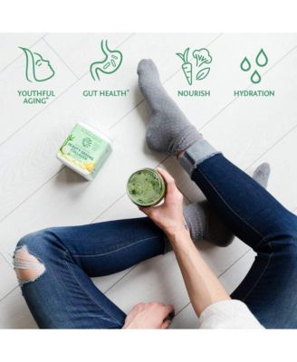 Collagen Powder with Biotin Probiotics & Hyaluronic Acid | Beauty Greens | Pina Colada