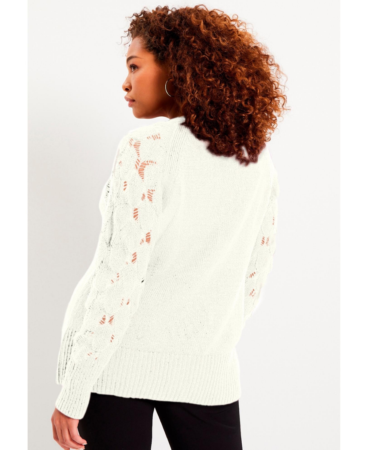 June + Vie Women's June + Vie Openwork Cardigan