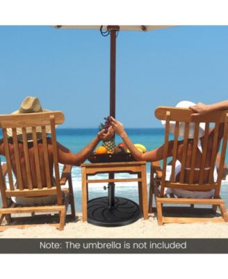 40LBS 21.5Inch Round Outdoor Umbrella Base