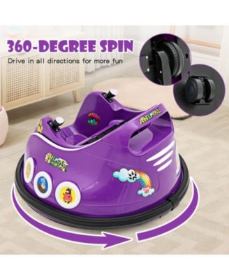 12V Electric Ride On Car with Remote Control and Flashing LED Lights