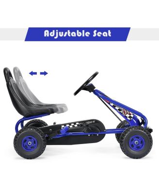 4 Wheel Pedal Powered Ride On Car with Adjustable Seat