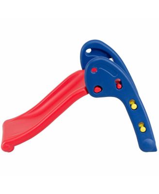 2 Step Children Folding Slide Plastic Fun Toy Up-down For Kids Indoor & Outdoor