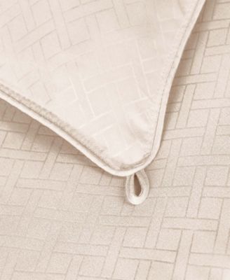 Monochrome Basketweave Plush Microfiber Down Alternative Comforter, Twin XL