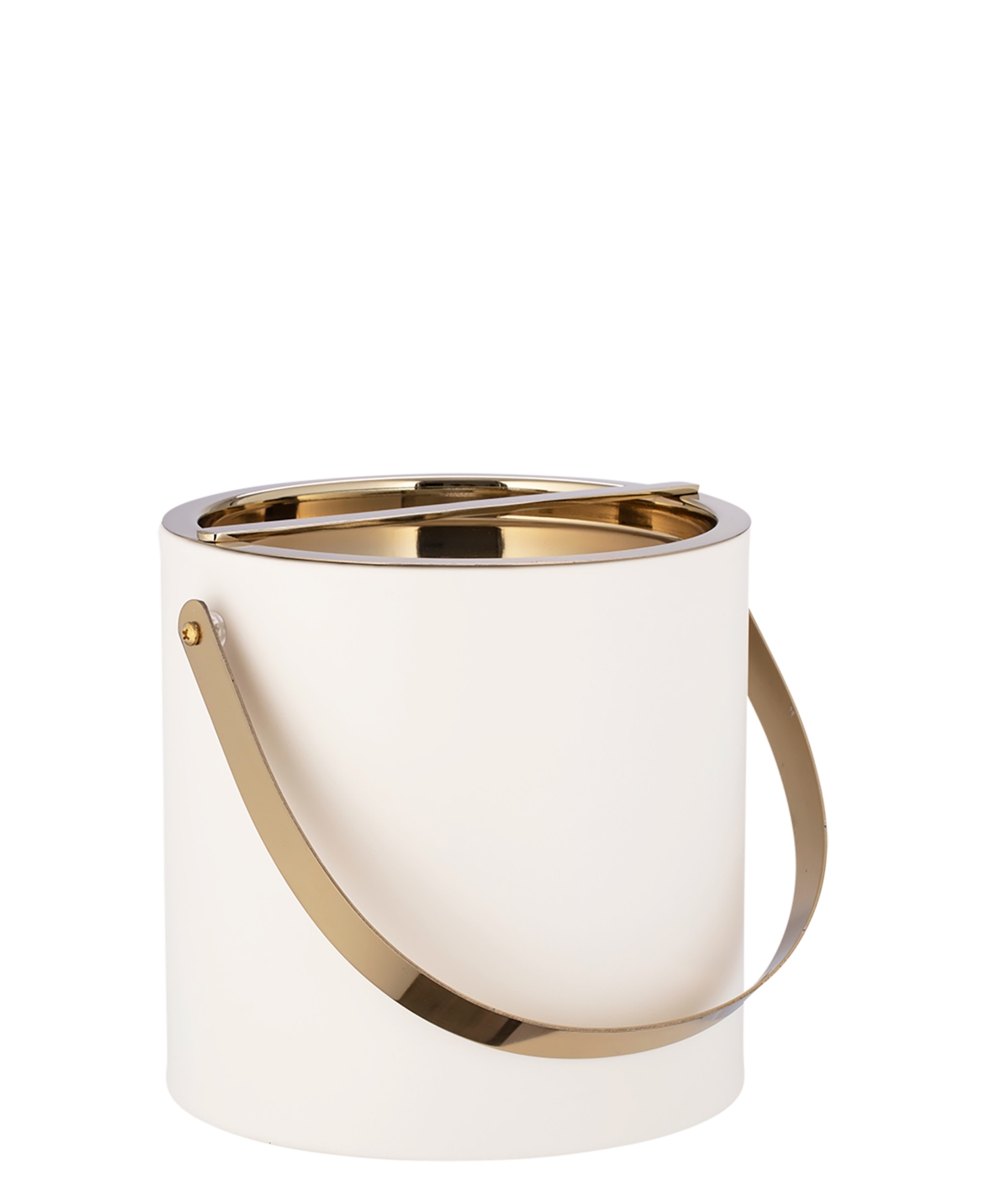 Kraftware Milan Ice Bucket, 3 Quart In White