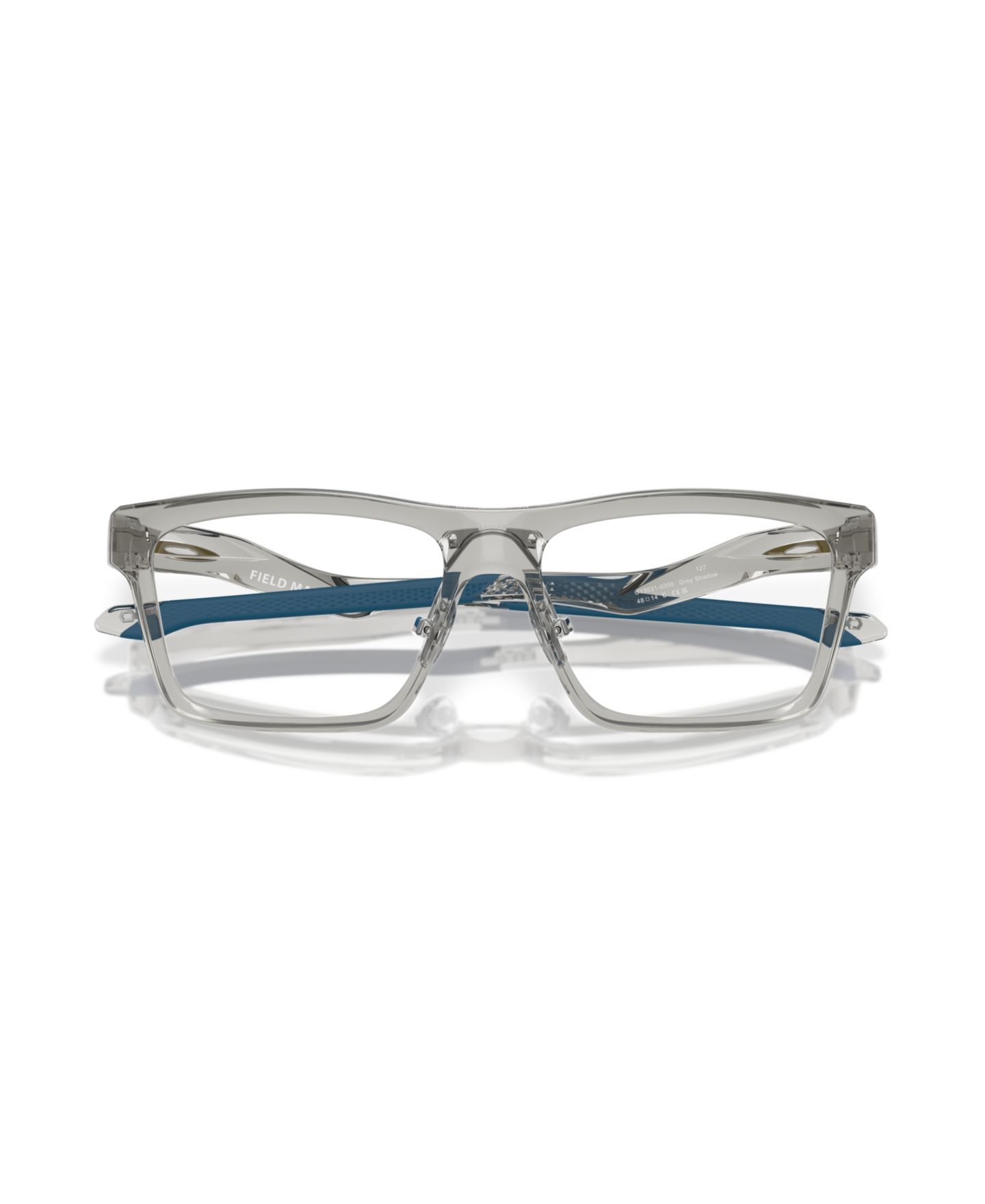 Детские очки Oakley Rectangle Plastic OY8031 Field Marsh Eyeglasses(Ages 07-10), цвет: Серый теневой — фото 5