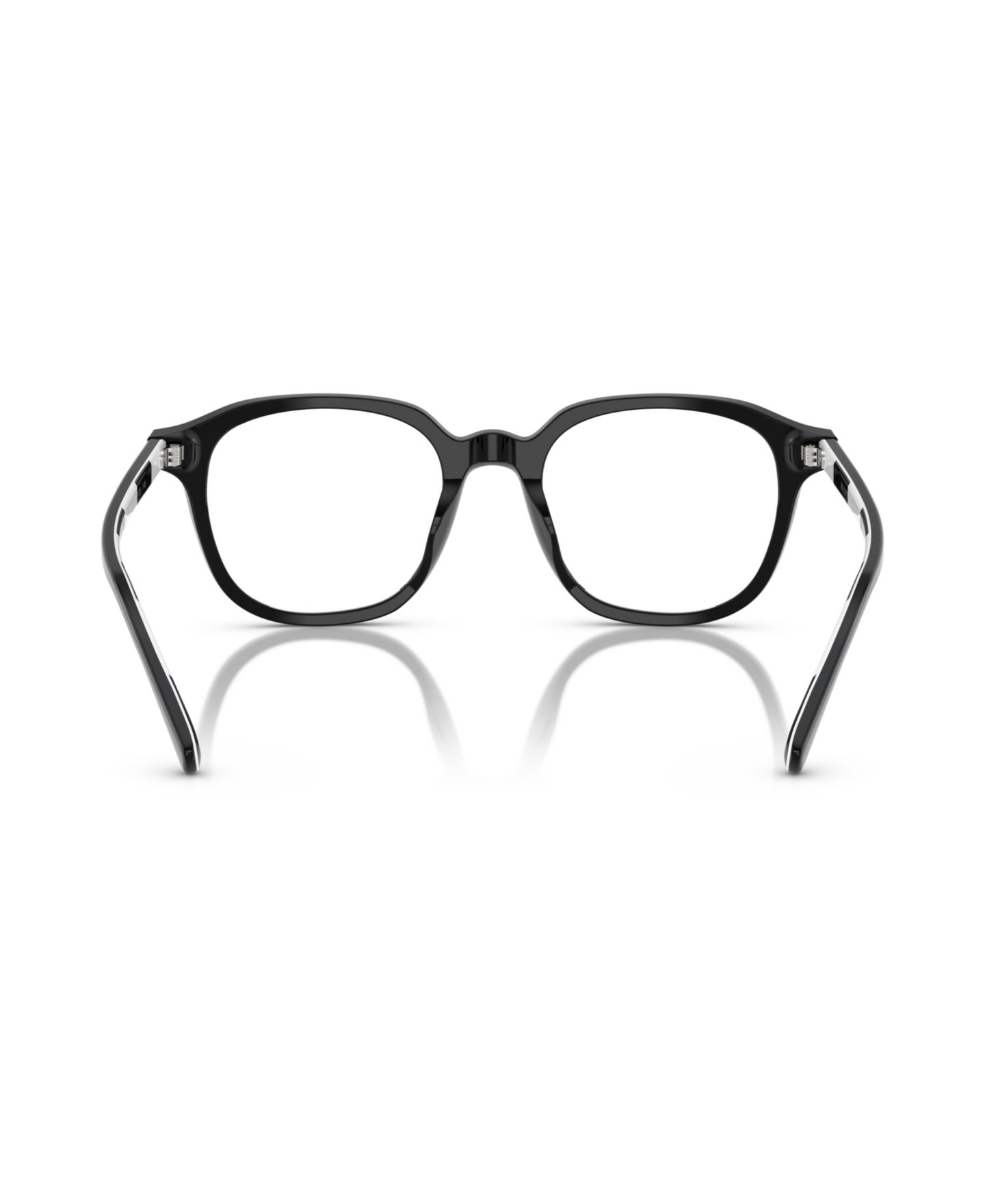 Мужские очки Polo Ralph Lauren Man Round Plastic PH2283U Eyeglasses, цвет: Блестящий чёрный — фото 4