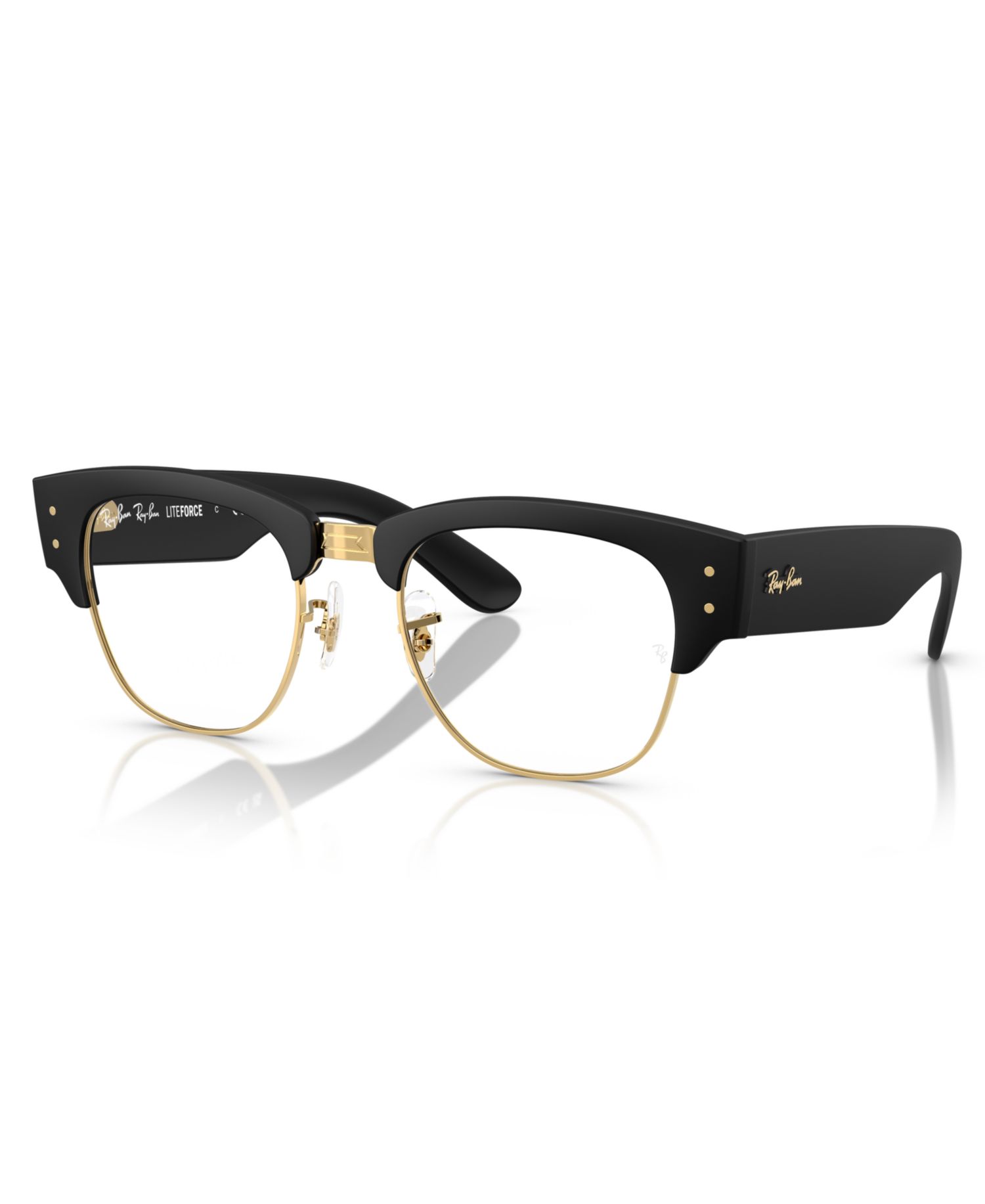 Unisex Square Innovative Material RB7316V Mega Clubmaster Optics Liteforce Eyeglasses