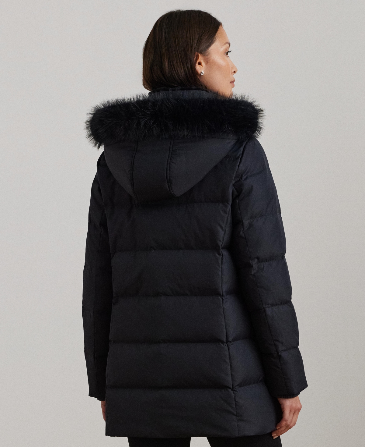 Lauren Ralph Lauren Women's Hooded Crest Puffer Coat