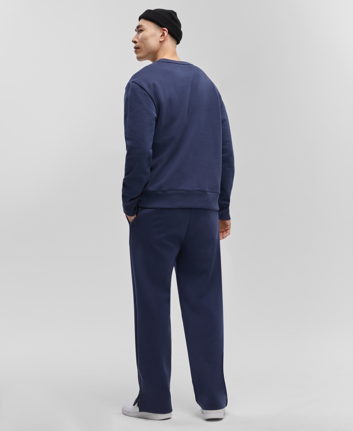 Mode Of One Men's Relaxed-fit Fleece Sweatshirt, Created For Macy's In Caspian Waters