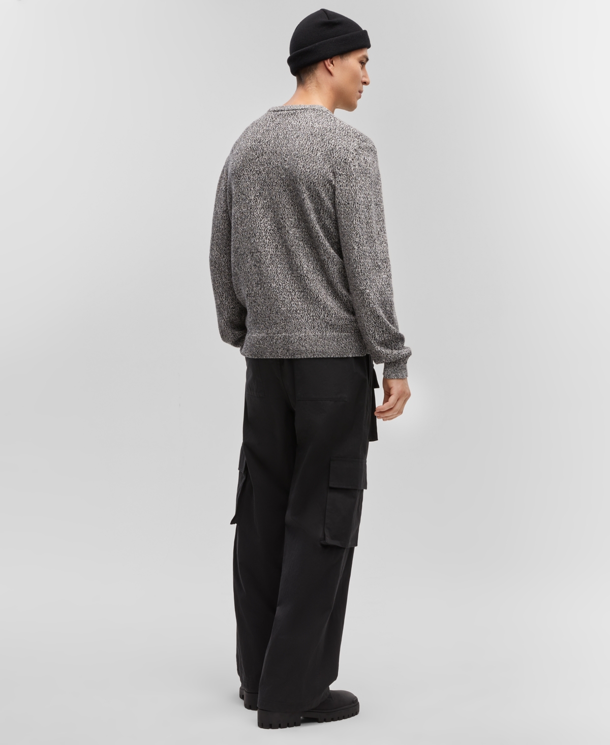 Shop Mode Of One Men's Regular-fit Marled-knit Sweater, Created For Macy's In Marshes