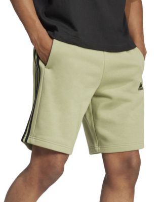 adidas Men's 3-Stripes 10" Fleece Shorts