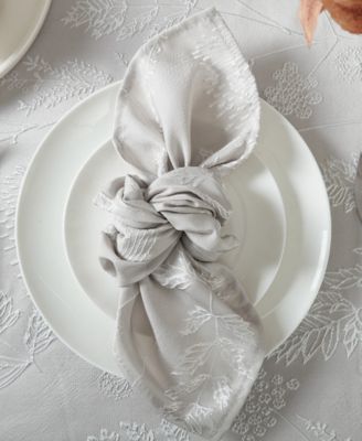 Raised Woven Napkin Set of 6, 18" x 18"