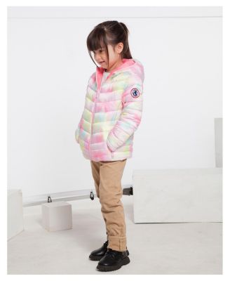 Girls Reversible Lightweight Puffer Jacket