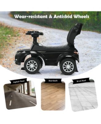 3 In 1 Ride on Push Car Toddler Stroller Sliding Car with Music