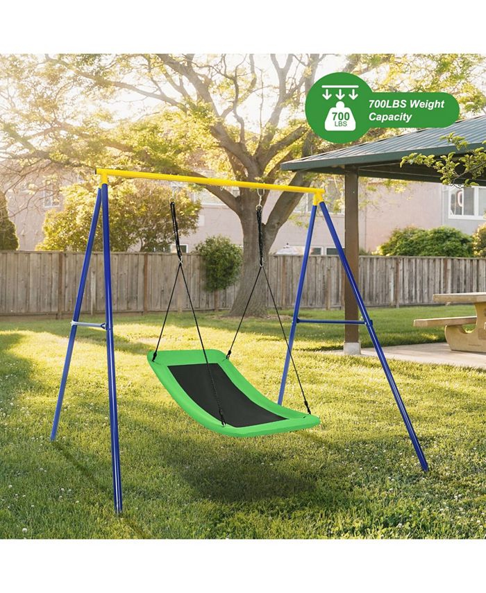 60 Inch Platform Tree Swing for Kids and Adults - Green