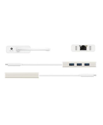 JCH471 USB Type-C Gigabit Ethernet & HUB Multi Adapter