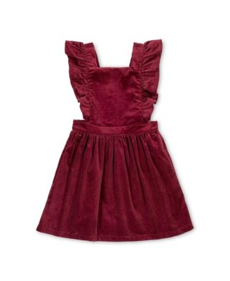 Big Girls Hope and Henry Organic Corduroy Ruffle Jumper
