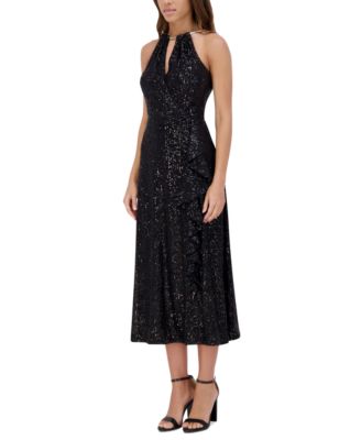kensie - Women's Sequined Midi Dress