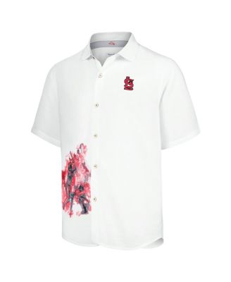 Men's White St. Louis Cardinals Veracruz Ace Islanders Button-Up Shirt