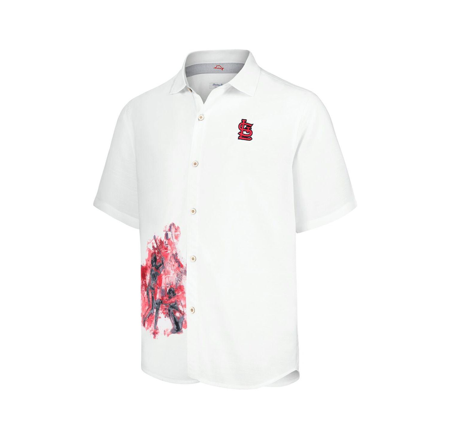 Men's White St. Louis Cardinals Veracruz Ace Islanders Button-Up Shirt