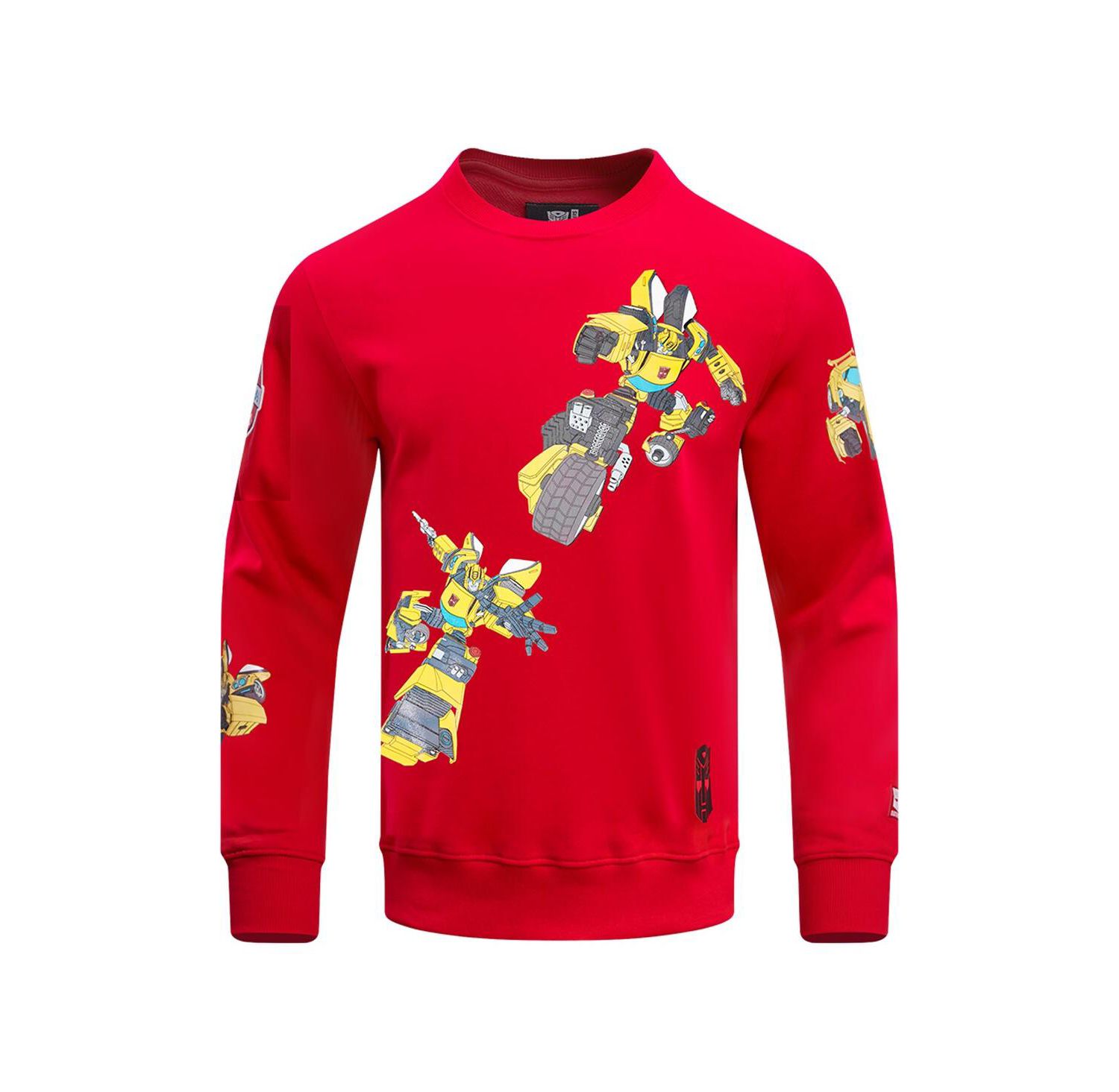 Men's and Women's Bumblebee Transformers Happy and Together Pullover Sweatshirt