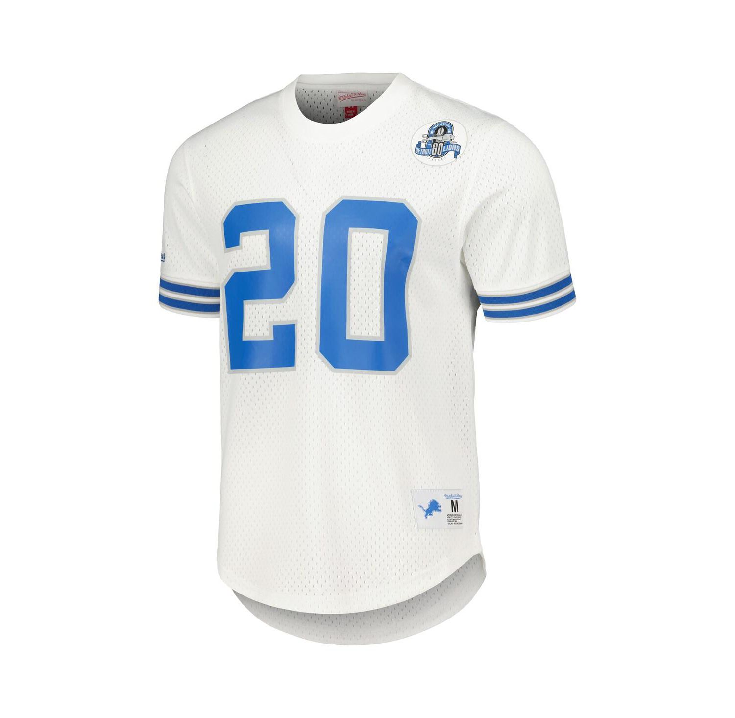 Men's Barry Sanders Detroit Lions Retired Player Name & Number Mesh Top