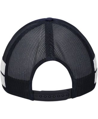 Men's Navy Penn State Nittany Lions Sideband Trucker Adjustable Hat