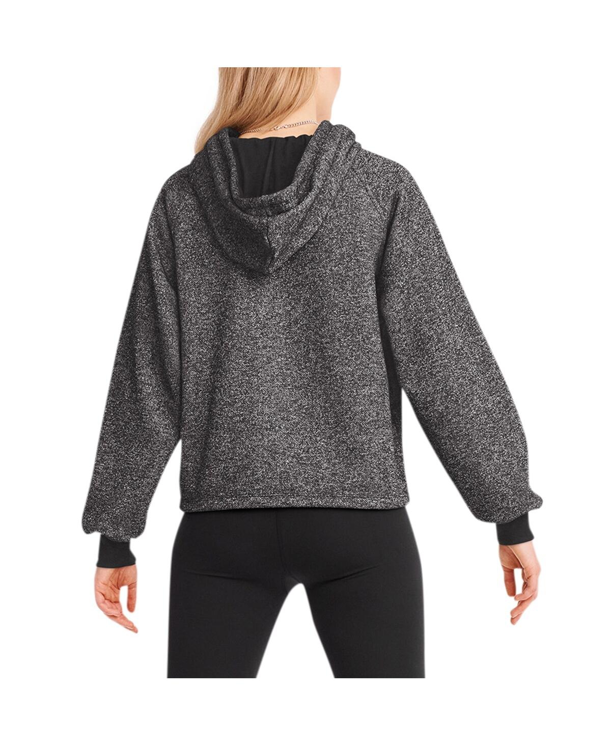 Dkny Sport Women's Black Washington Commanders Debbie Dolman Raglan Pullover Hoodie Sweatshirt In Black
