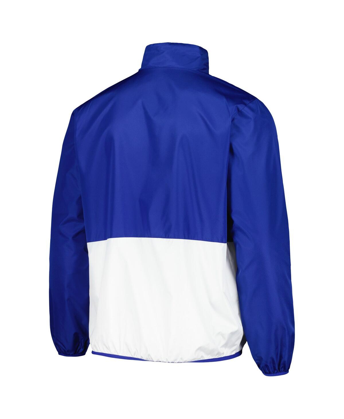 G-III SPORTS BY CARL BANKS MEN'S ROYAL FLORIDA GATORS CORNERMANÂ HALF-ZIP TOP 