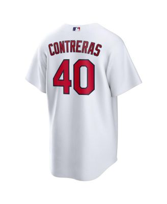 Men's Willson Contreras White St. Louis Cardinals Home Replica Player Jersey