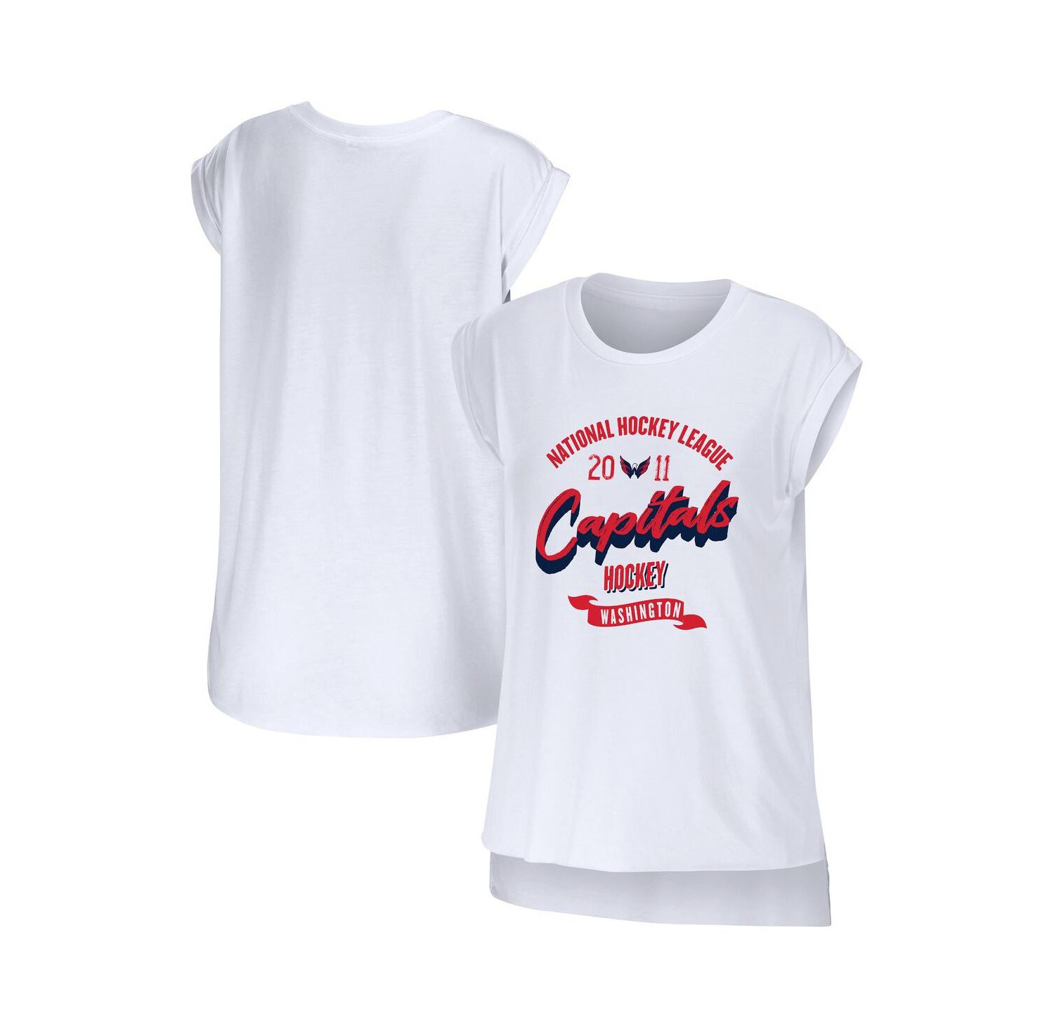Women's White Washington Capitals Domestic Tank Top