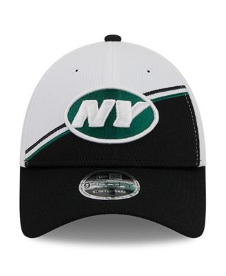 Men's White/Black New York Jets 2023 Sideline 9FORTY Adjustable Hat