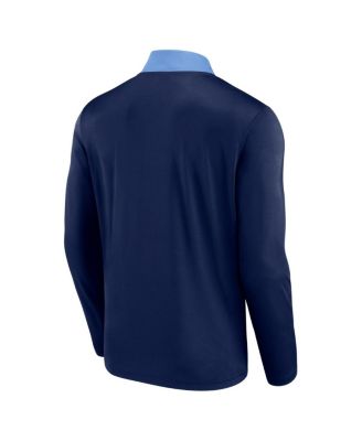 Men's Navy Tampa Bay Rays Unstoppable Quarter-Zip Top