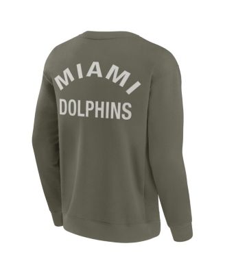 Men's and Women's Miami Dolphins Super Soft Pullover Crew Sweatshirt