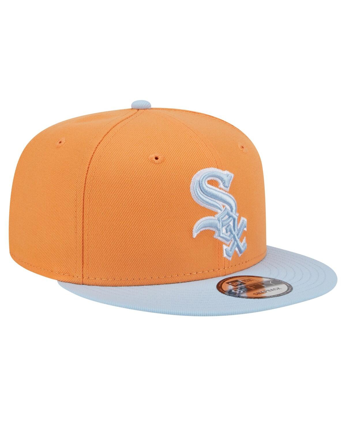 Shop New Era Men's Orange Chicago White Sox Spring Color Two-tone 9fifty Snapback Hat