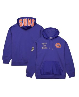 Men's Purple Phoenix Suns Team OG 2.0 Vintage Logo Fleece Pullover Hoodie