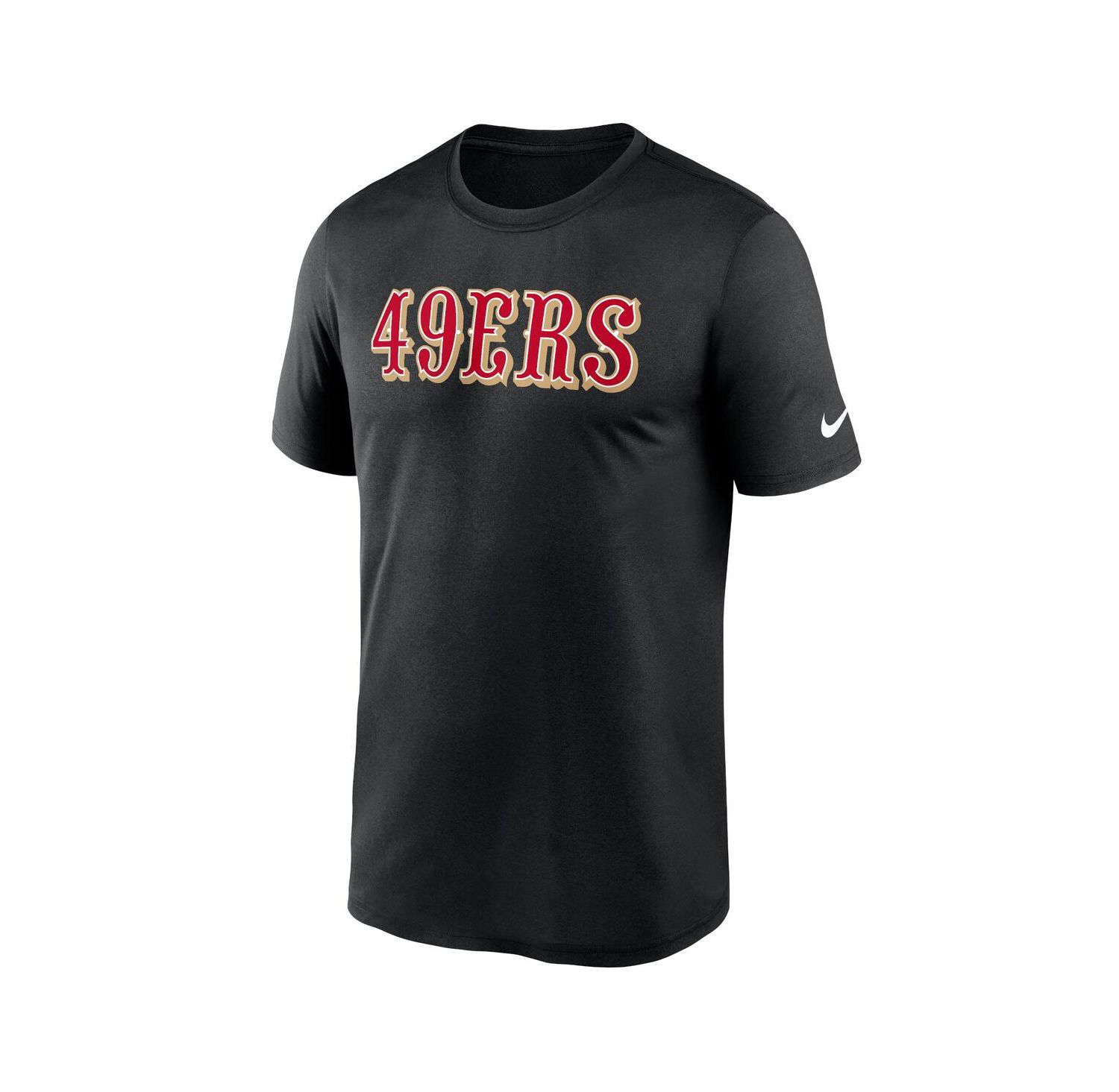 Men's Black San Francisco 49ers Primetime Legend Wordmark Performance T-Shirt