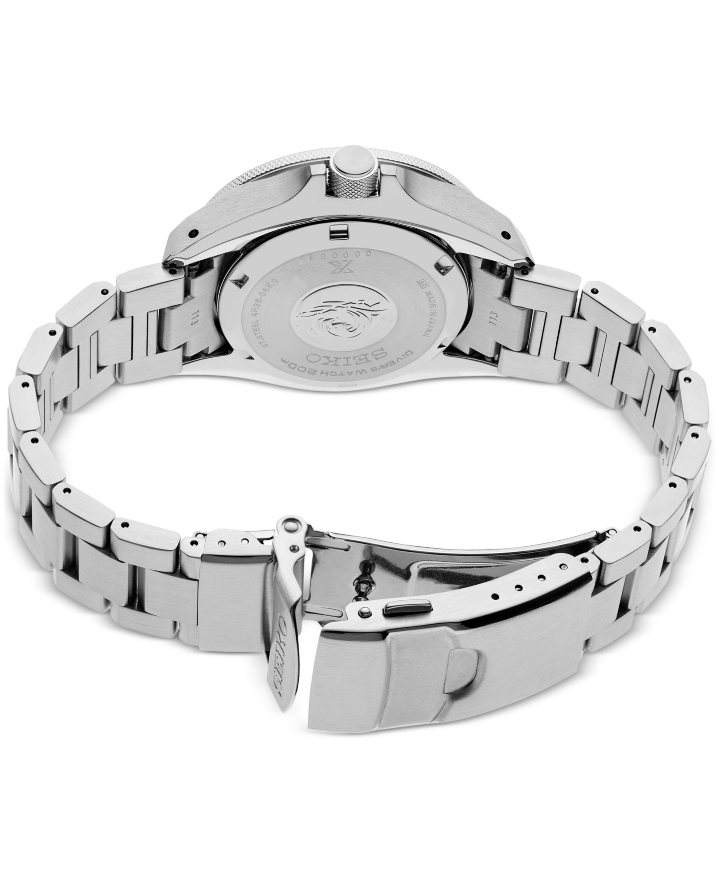 Мужские часы Seiko Automatic Prospex Diver Stainless Steel Bracelet Watch 42mm — фото 3