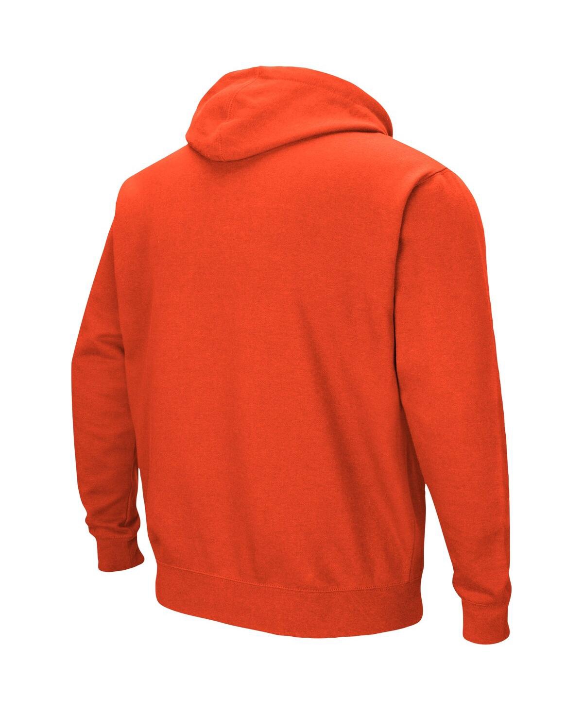 Colosseum Men's Orange Clemson Tigers Sunrise Pullover Hoodie In Orange