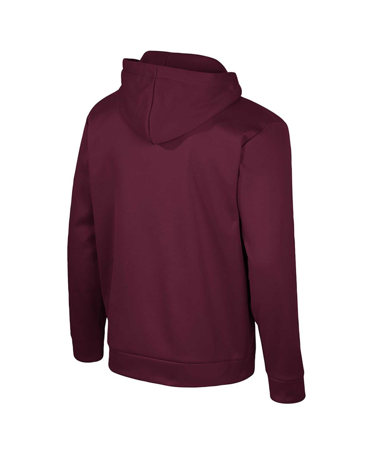 Colosseum Men's Maroon Minnesota Golden Gophers Quarter-zip Hoodie In Maroon