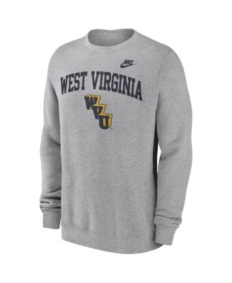 Men's West Virginia Mountaineers Legacy Classic Tackle Twill Embroidered&nbsp;Arch Over Logo Pullover Sweatshirt