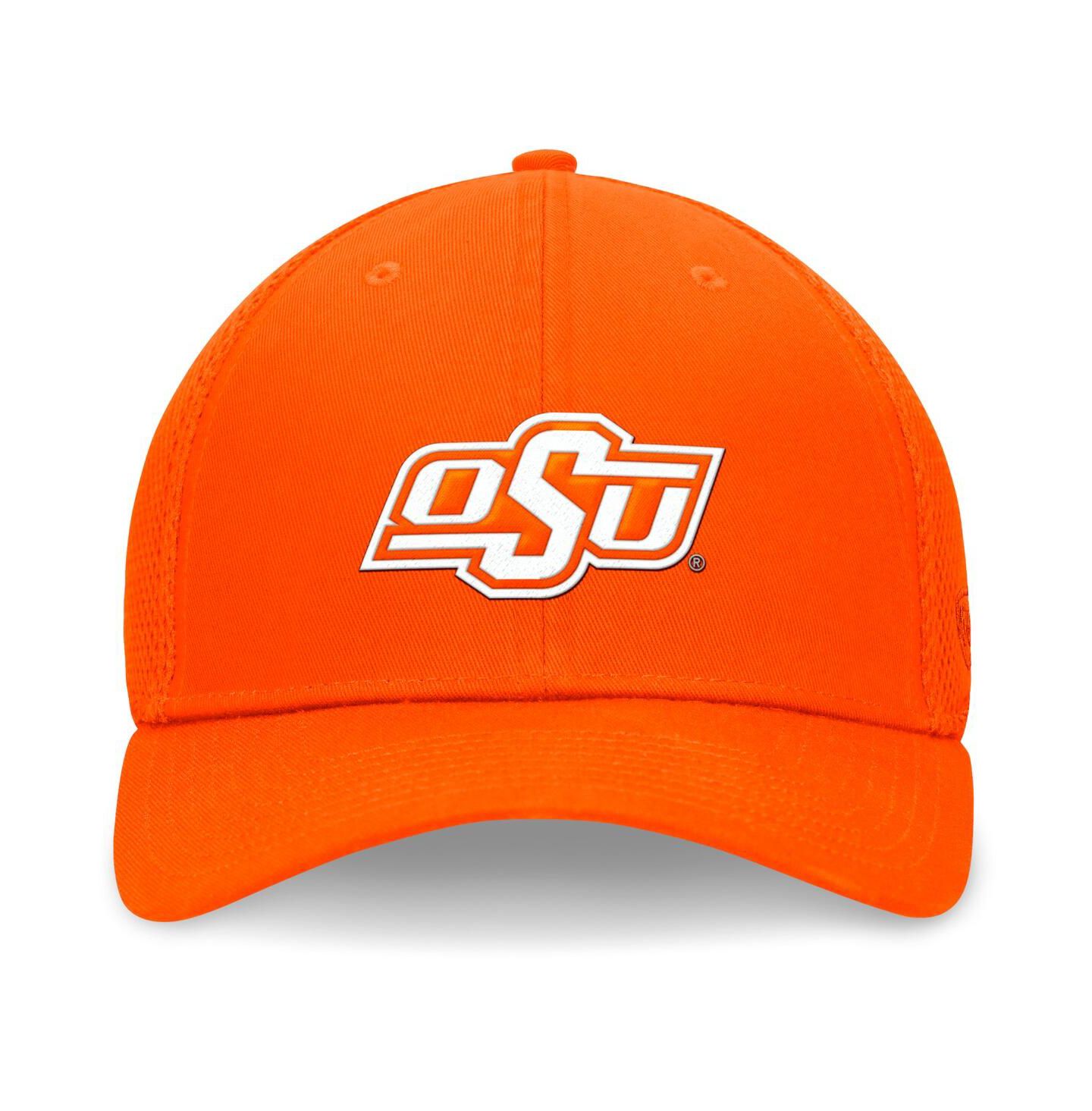 Мужская кепка Top of the World Orange Oklahoma State Cowboys Spacer Flex Hat — фото 2